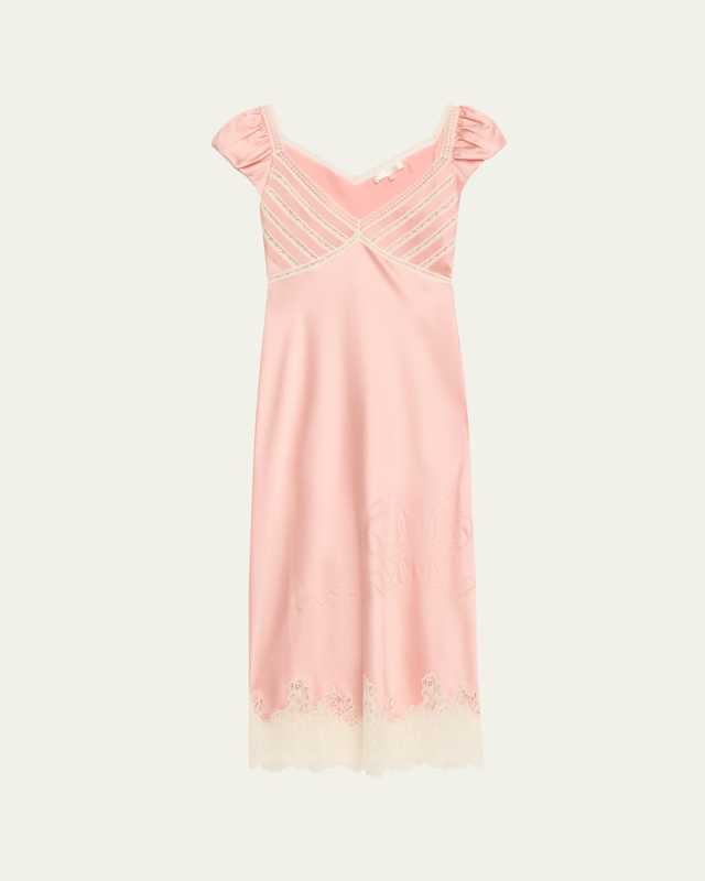 Brinkley Satin Midi Dress